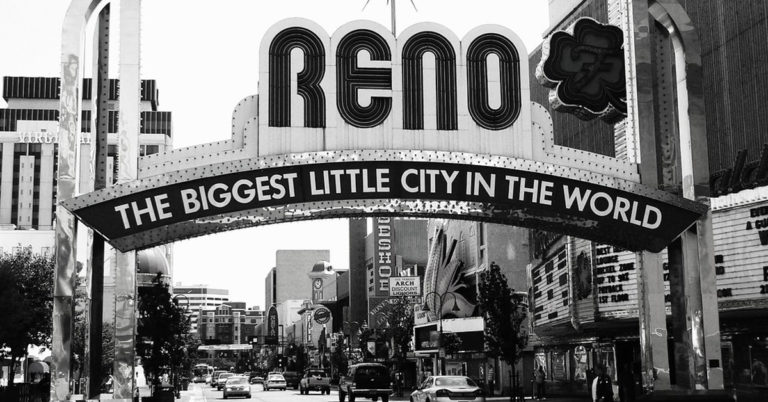 Downtown reno arch in 2007